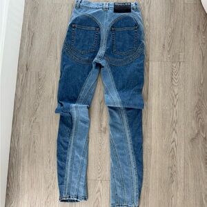 Mugler jeans, 38, light blue dark blue